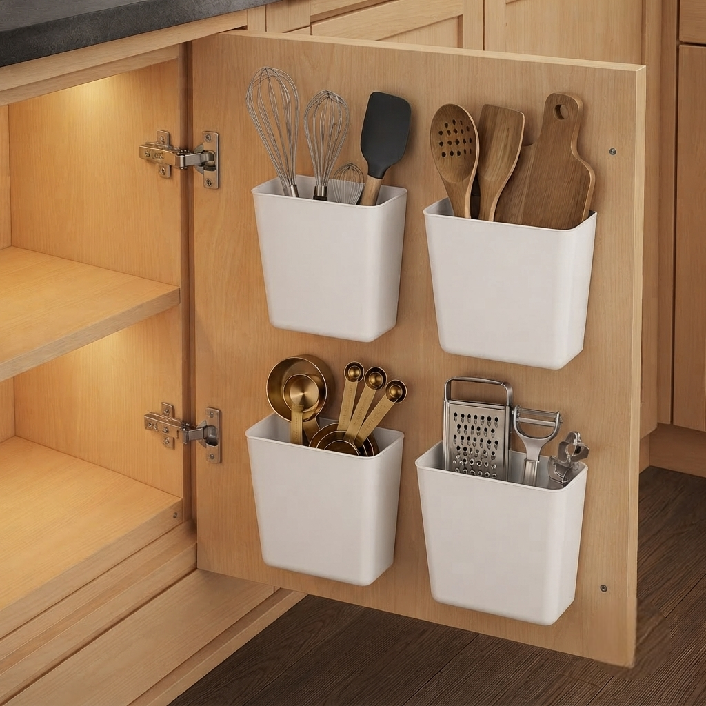 cabinet door storage box