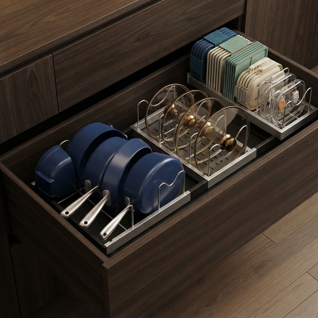 expandable pot lid holder