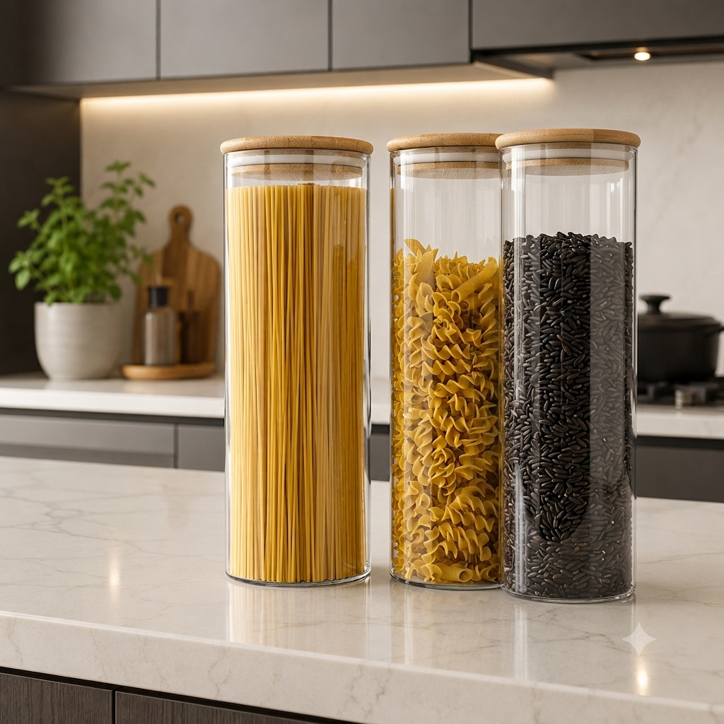 storage jars with lids