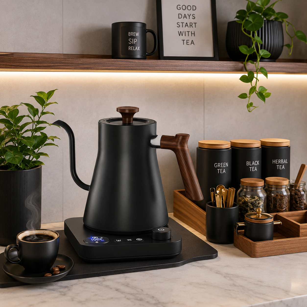 electric gooseneck kettle