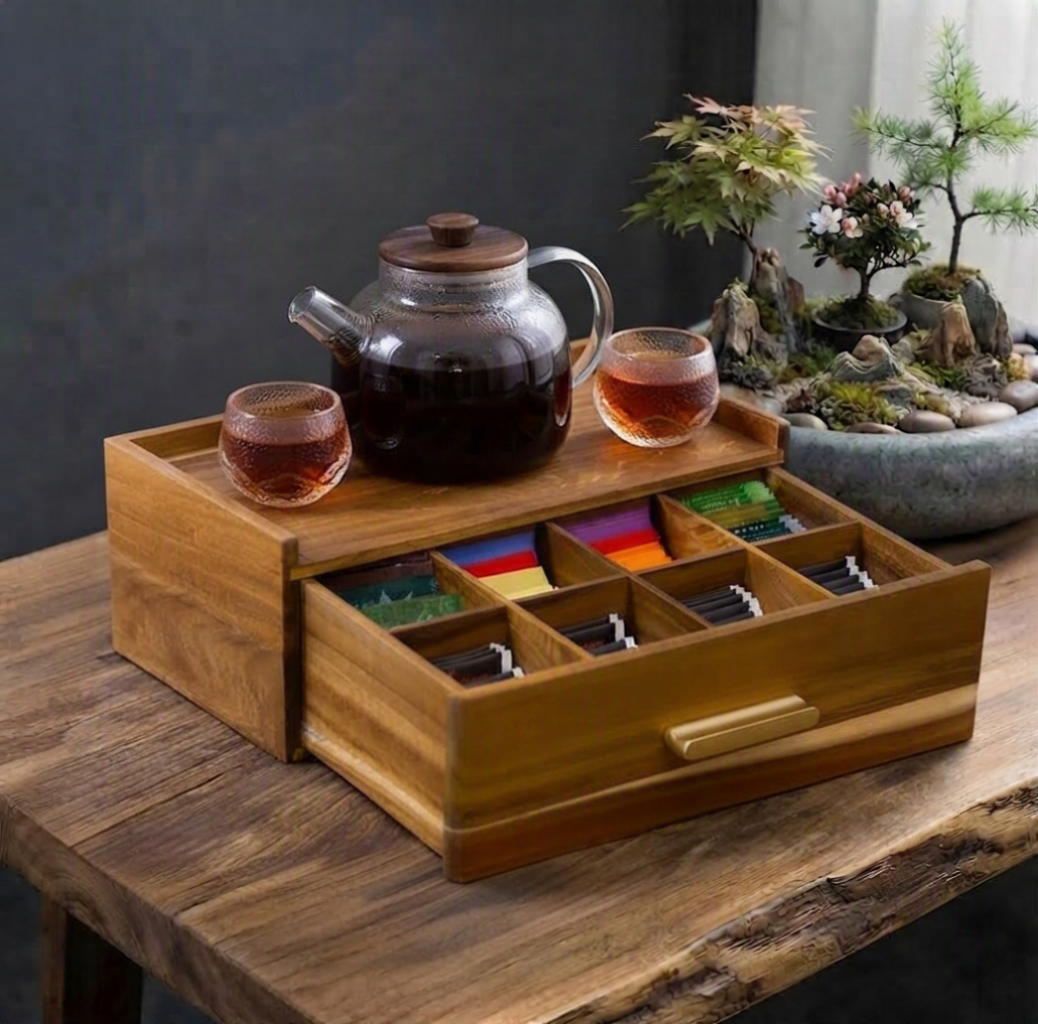tea storage drawer